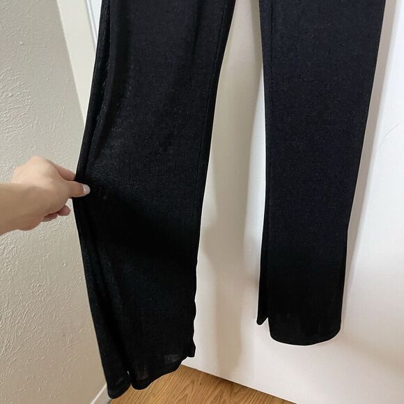 NEW! MISHA Moyra black vneck cocktail pantsuit jumpsuit US 4 $253 - Picture 3 of 11